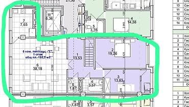 Недвижимость: Элитка, 6 комнат, 192 м² — 9