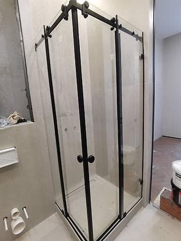 двер для душа: Изготовление и монтаж стеклянных душевых ограждений под размер - — 7