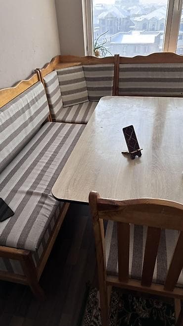 small table: Кухонный стол и стул, цвет - Серый — 5