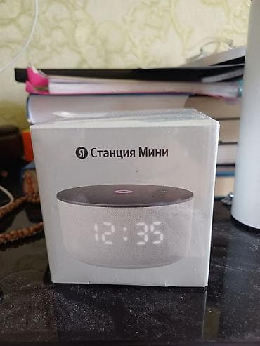 mi true: Умная колонка Яндекс Станция Мини 3 с часами - Компактная умная — 1