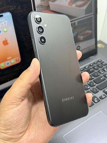 телф: Samsung Galaxy A34 5G, Б/у, 256 ГБ, цвет - Серый, 2 SIM — 3