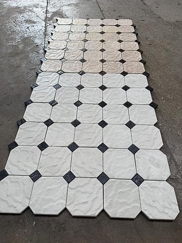 бассейн каркасовый: Тротуарная плитка «Октагон с вставкой» - Формат: восьмиугольные плиты — 1