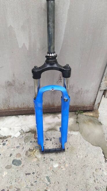 . Вилка под 26 колеса дисковые тормоза штаны алюминий б/у. Колёса