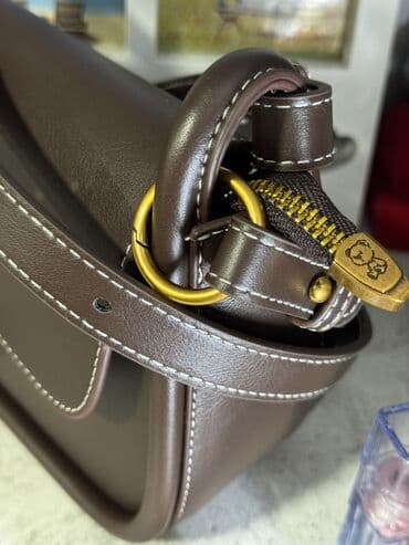 Сумкалар: Классикалык сумка, Кытай, Материалы: Эко булгаары, Винтаждык стиль, Суу өткөрбөөчүлүк, Катуу конструкция, Аялдарга, Жаңы — 9