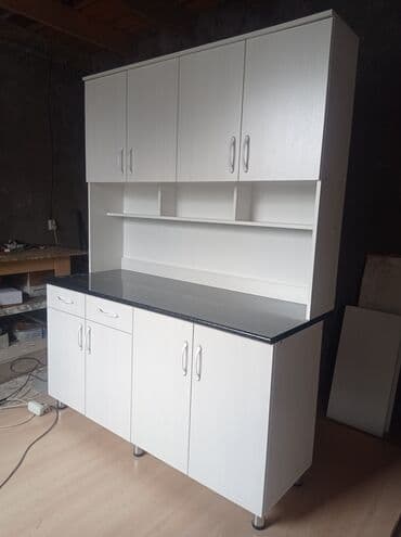 кух оборудование: Кухонный гарнитур, Новый, цвет - Белый, Платная доставка — 2