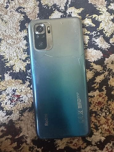 redmi a55: Redmi, Redmi Note 10S, Б/у, 128 ГБ, цвет - Синий — 1
