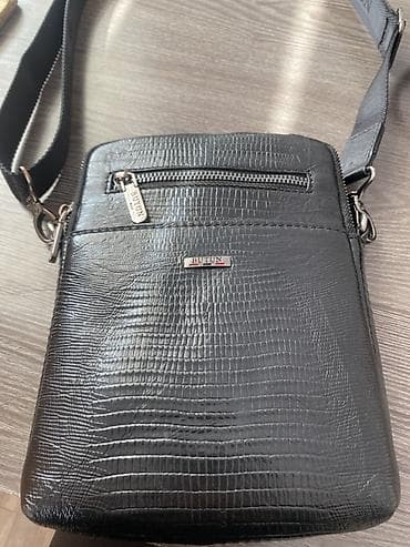 hoco y1: Барсетка, Butun, Материал: Натуральная кожа, Застежка на молнии, Новый — 1