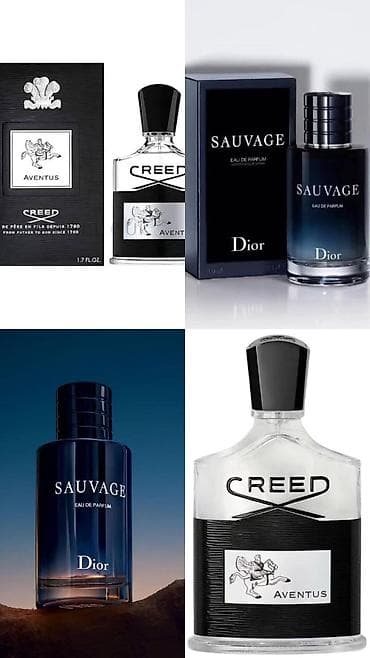 челси бишкек: Мужские парфюмы Creed Aventus и Dior Sauvage (Eau de Parfum). оригинал — 1