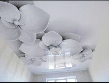 гарнитур для зала бу: Натяжной потолок+Нат потолок!любой сложности,120 — 23