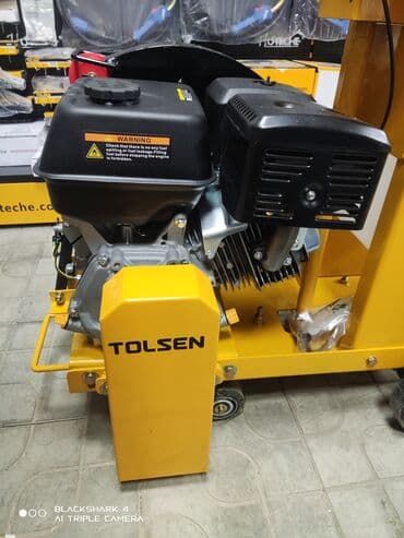 строительные оборудования: Бензиновый бетонорез TOLSEN Двигатель: LONCIN 9,6Кв.(13HP) Вес 120кг — 2