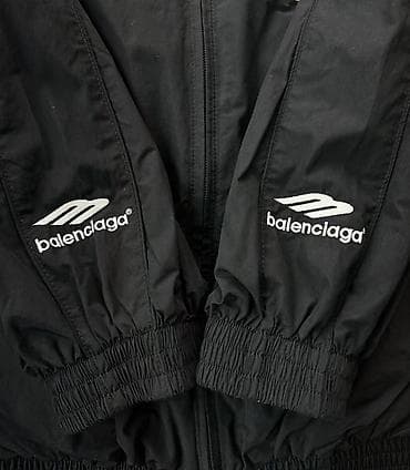 ветровка мужские: Мужская куртка, L, Balenciaga, Новый, цвет - Черный, Самовывоз, Платная доставка — 3