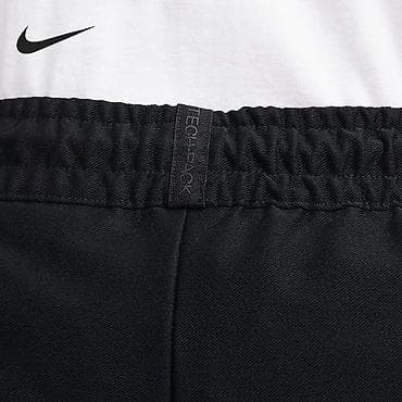 штаны мурской: Мужские спортивные штаны Nike (черные) - Прямой крой с зауженными — 5