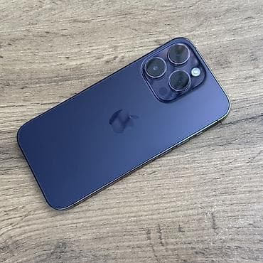 IPhone 14 Pro, Б/у, 256 ГБ, Deep Purple, Защитное стекло, Чехол, 100 %