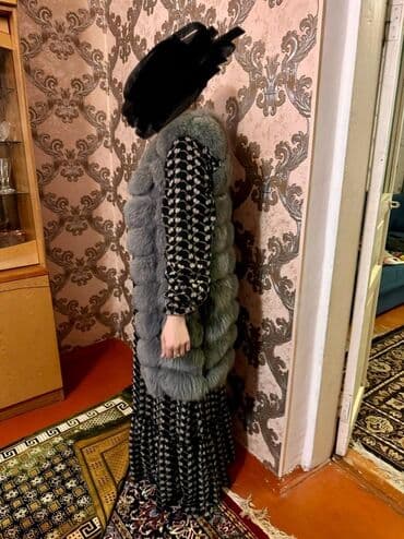 джилет: Утепленный, Меховой, Осень-весна, Песец, Длинная модель, Стеганый — 4