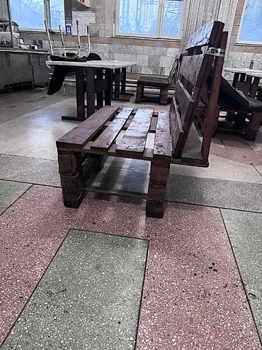 дереву: Скамейка Дерево, Со спинкой, Без крыши — 3