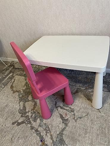 стол детский икеа: Детский комплект стол+стул IKEA Маммут - Набор для ребенка — 1