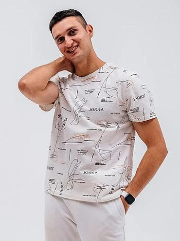 Жеке буюмдар: Футболки оптом - Мужская футболка JORKA (унисекс-стиль): базовый — 10