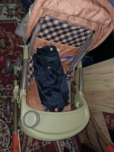 купить коляска: Коляска, цвет - Коричневый, Б/у — 2