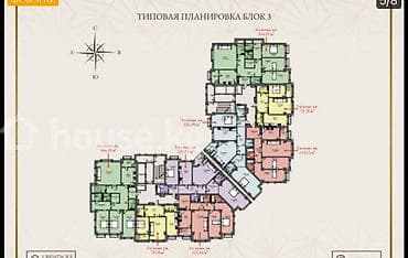 Недвижимость: 2 комнаты, 75 м², Асанбай мкр Элитка, 13 этаж — 4