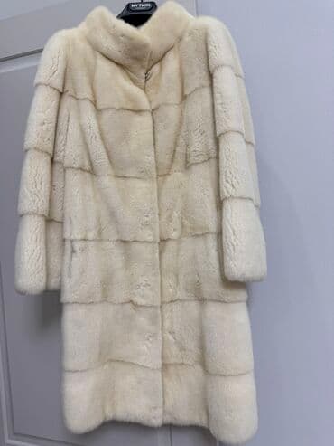 Плащи: Шуба, Норка, По колено, Италия, S — 2