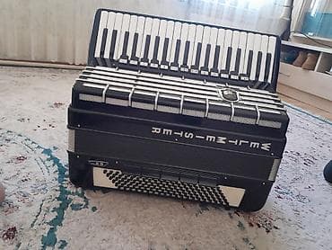 микрофон с колонками: Аккордеон Weltmeister (Германия) - Клавишная сторона: фортепианная — 1