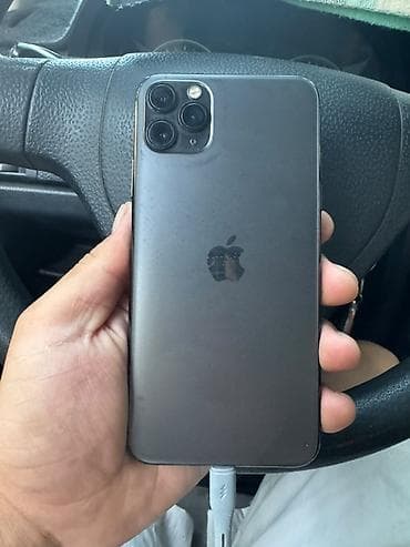 китайский айпад: IPhone 11 Pro Max, Б/у, 256 ГБ, Jet Black, Зарядное устройство, Защитное стекло, Кабель, 80 % — 3