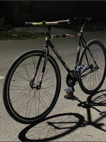 fixed gear купить бу: ТОЛЬКО ПРОДАЖА Фикс-байк (fixed gear) на стальной раме с прямыми — 1