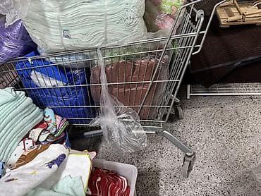Покупательская тележка для магазина/склада - Металлическая, прочная — 2