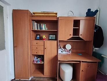 Детская гарнитура, Для мальчика, ДСП, цвет - Коричневый