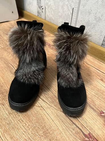Зимние женские ботиночки. Мех натуралка