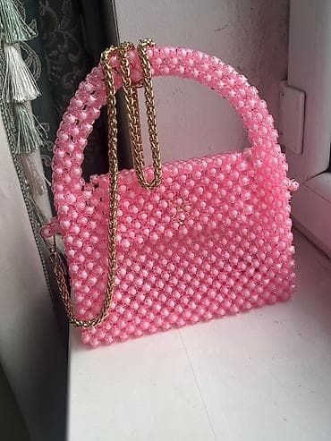 сумки и клатч: Женские сумки из бисера/кристаллов ручной сборки - Материал — 2