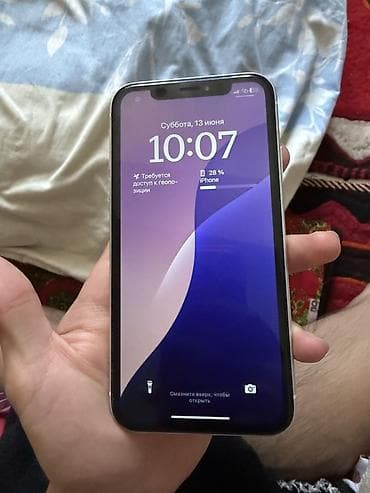IPhone Xr, Б/у, Белый, Защитное стекло, 78 %