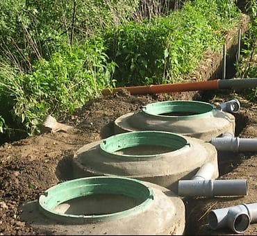 санта: Копаем водопровод канализация септик, врезка в водопровод центральная — 3