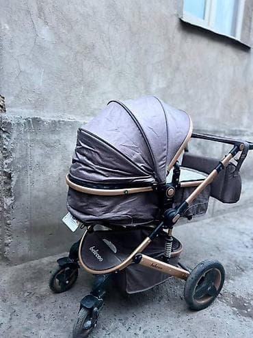 Коляска, цвет - Золотой — 3