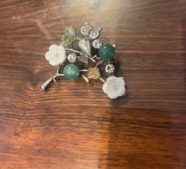 продаю студию красоты: Брошь эксклюзив с натур камнями 1 000 сом Бусы натур жемчуг — 2