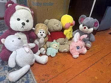 toys: Набор мягких игрушек - Разнообразная коллекция плюшевых зверят и — 1