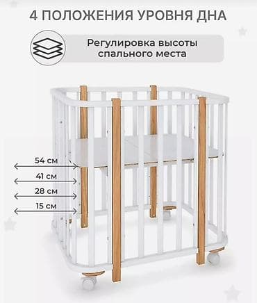 Детская мебель: Детская кровать трансформер, Другой тип, цвет - Белый — 4