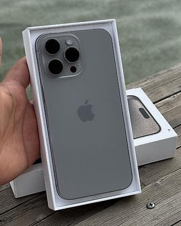 IPhone 15 Pro Max, 512 ГБ, Natural Titanium, Коробка