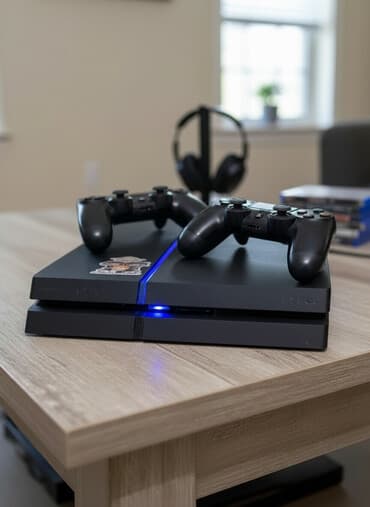 Игровая консоль Sony PlayStation 4 (толстая версия) с комплектом