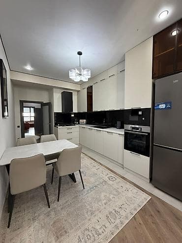 нурзаман квартиры: 3 комнаты, 107 м², Элитка, 13 этаж, Дизайнерский ремонт — 8