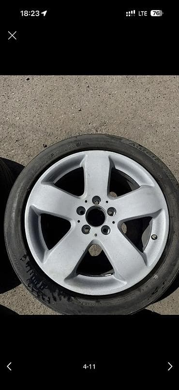 колесо резина: Колеса в сборе 225 / 50 / R 17, Лето, Комплект, Легковые, Литые, отверстий - 5 — 5