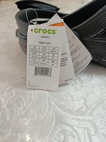 сабо: Сабо, 42.5, 43, Crocs, Новый, цвет - Черный — 3
