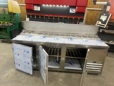 оборудование для кафе и ресторанов бу: Котломойка, ванна, раковина, стол из нержавейки, стол мучной, плиты — 23