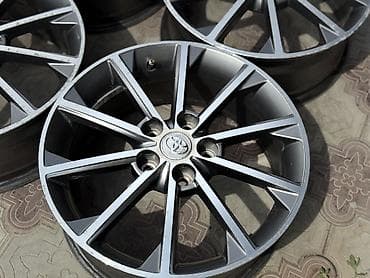 583 585: Литые Диски R 17 Toyota, Комплект, отверстий - 5, Б/у — 9