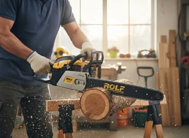 роторная газонокосилка: Бензиновая цепная пила ROLF TOP-520 (Germany Technology) Основные — 1