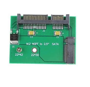 type c usb: Адаптер GSMIN DP15 M.2 NGFF SSD на 2.5 inch SATA 3.0 переходник — 1