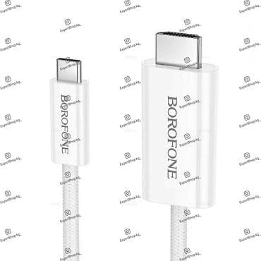 4k: Кабель-переходник BOROFONE DH10 Type-C to HDMI — удобный адаптер — 2