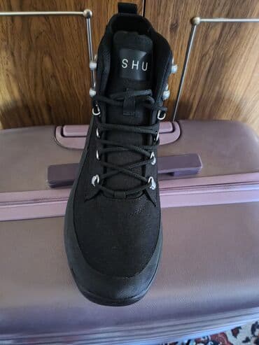 Ботинки: Демисезонные ботинки SHU, чёрные - Формат: высокие — 3