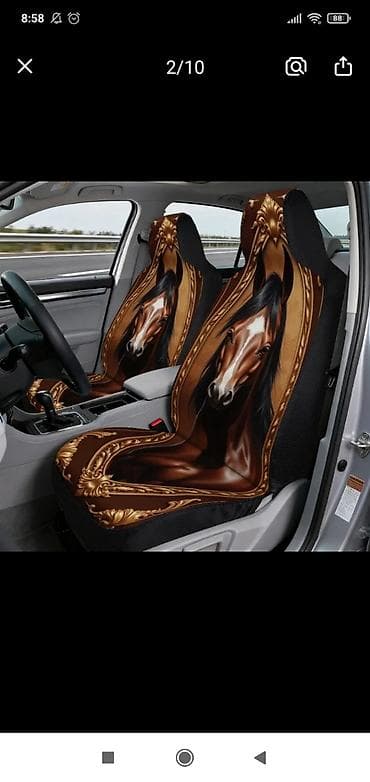 подлокотник аутбек: Чехлы Тканевые, цвет - Черный, Новый — 5