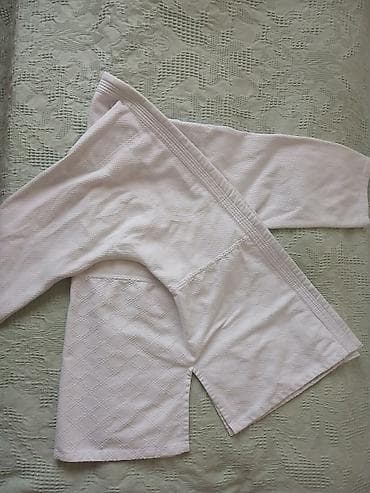 Пиджаки, жакеты: Куртка для кимоно (ги) белого цвета. - Материал: плотная хлопковая — 2